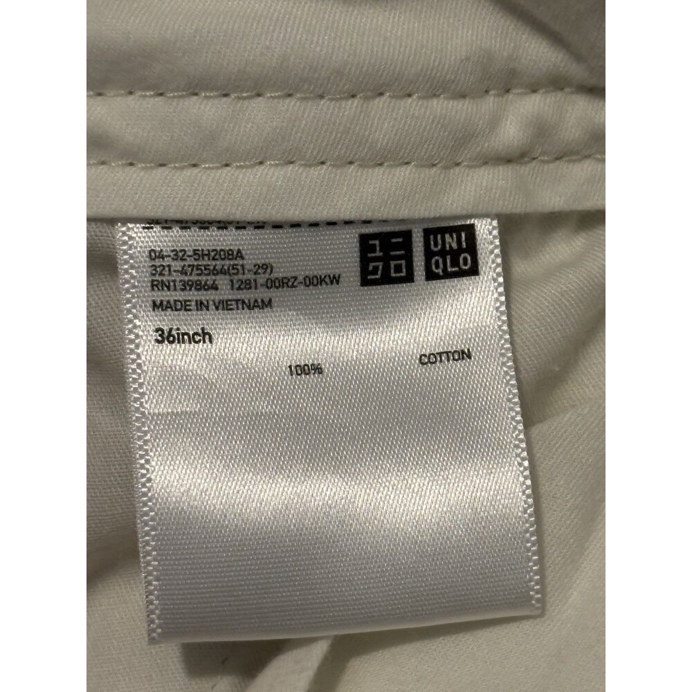 Uniqlo Wide Fit Chino Pants Brown Khaki Men’s Size 36 Bundle - Picture 8 of 13